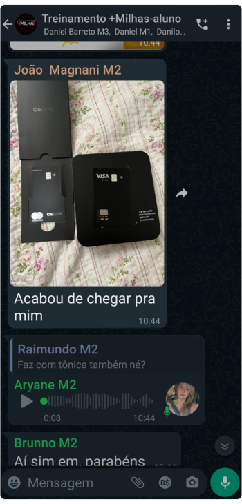 Mais um aluno que conseguiu dois cartões Black!